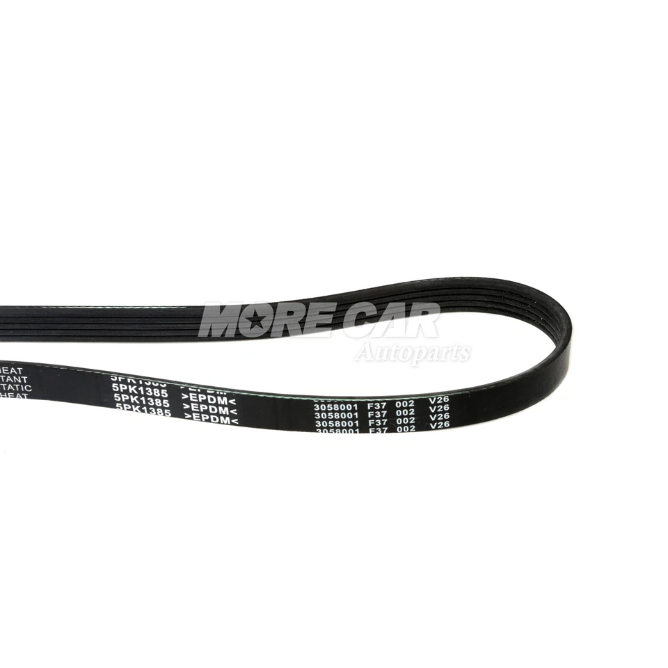 Cinturón serpentino EPDM 5PK1385 para Kia Optima Hyundai Santa Fe Sonata Saturn SL Foto 4 de 4