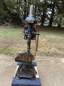 SUPER TUFF FIND Dunlap/CRAFTSMAN older drill press WITH ORIGINAL PAINT! GREAT!