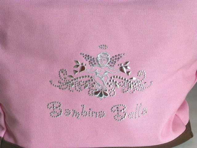 "Bambino Bella" Mamãe/Bebê Ecológica, Elegante Bolsa de Fraldas Rosa, Por Tutta Bella - Imagem 2 de 4
