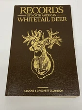 Records Of North American Whitetail Deer A Boone & Crocket Club 1987 1st Edition