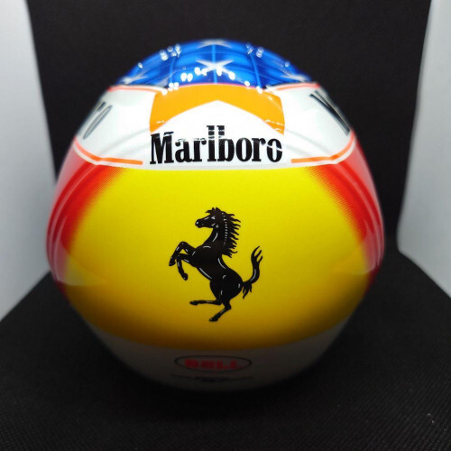 Michael Schumacher Ferrari 1/2 Helmet 1996 Spain Marlboro