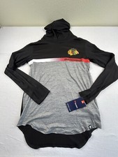 Men's Fanatics Chicago Blackhawks Locker Room Hoodie Sz Small NHL Hockey Bedard