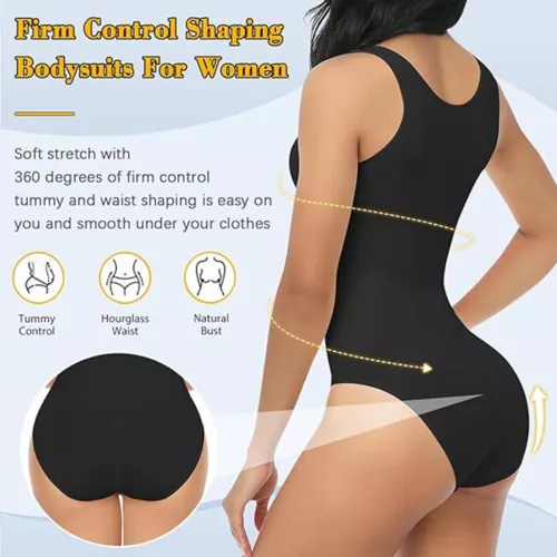 Women Seamless Full Body Shaper Shapewear Firm Tummy Control Slimming Bodysuit - Picture 6 of 28