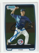 Casey Lawrence Signed 2012 Bowman Chrome Prospects Card #BCP54 Auto COA