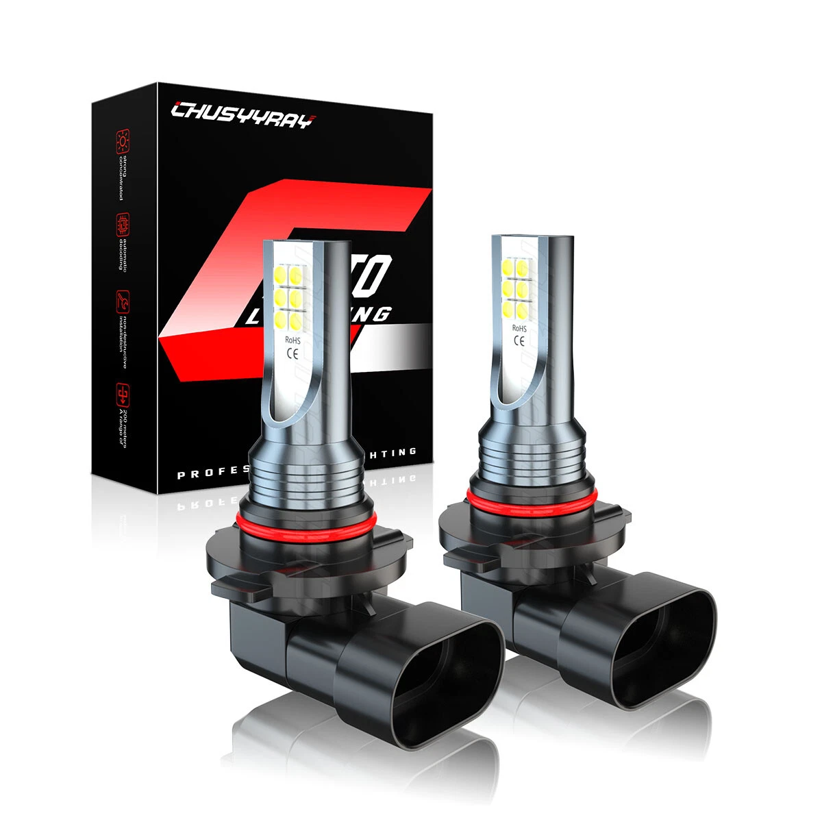 Pareja De Luces Antiniebla Para Mitsubishi Outlander 2005-2015, Incluye Bombillas H11 De Repuesto