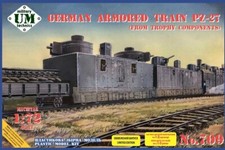 German armored train PZ-27 (from trophy components) 1/72 UMT 709