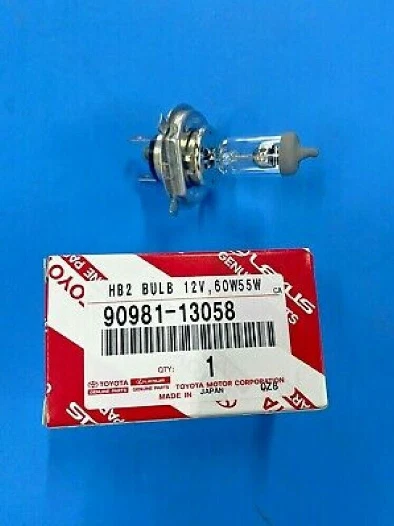Bombilla Original Toyota OEM (para faro, n.º 1) YARIS/ECO (3D,5D) ☆ 90981-13058 ☆ Foto 2 de 4