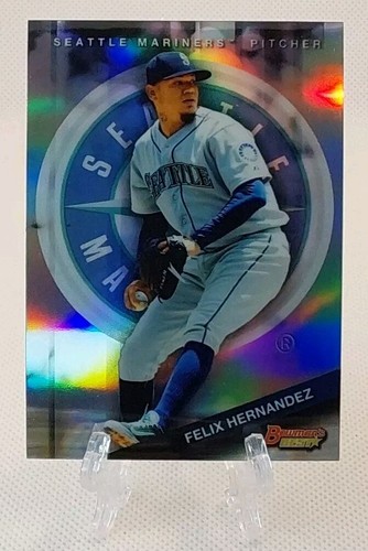 Felix Hernandez #5 2015 Bowman's Best card