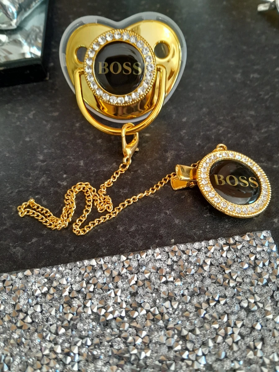 Baby boy sale bling pacifiers