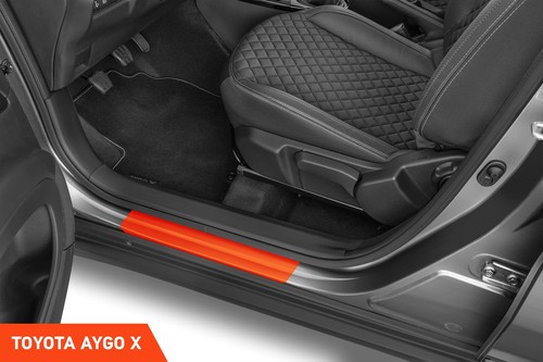 Film De Protection Pour Seuils De Porte Pour Toyota Aygo X 3 (III) Transparent - Foto 2 di 6