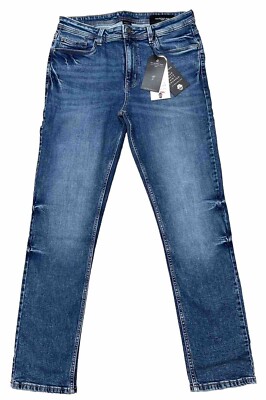 nyc The Perfect Jean Men s Slim Thick Fit Stream Med Blue Multiple Sizes NWT
