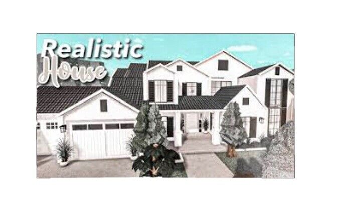 Roblox Bloxburg Realistic House Build EXTERIOR ONLY 