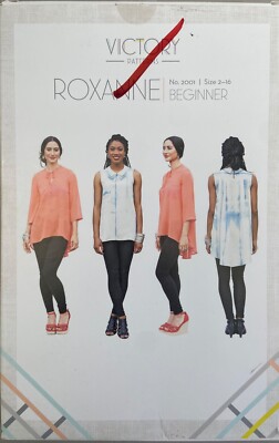 Victory Pattern Roxanne Beginner Hi-Lo Shirt Top Yoke Made in Canada 2-16