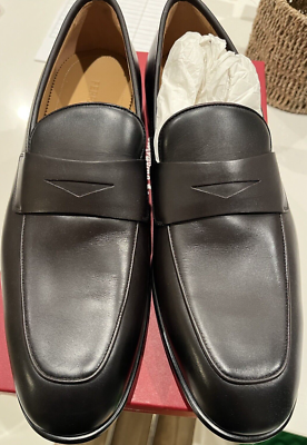 New Salvatore Ferragamo Funes Men Hickory Brown Penny  display picture 3