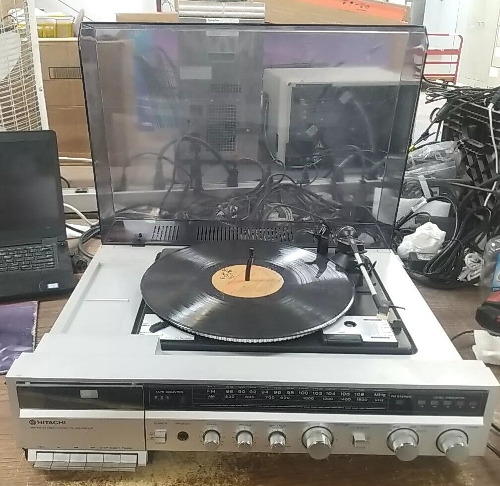 Vintage Hitachi AM/FM Stereo Cassette Record Player SDT-9341H | eBay