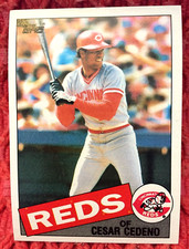 Cincinnati Reds #54 Cesar Cedeno MLB Vintage Baseball Card Ships Free