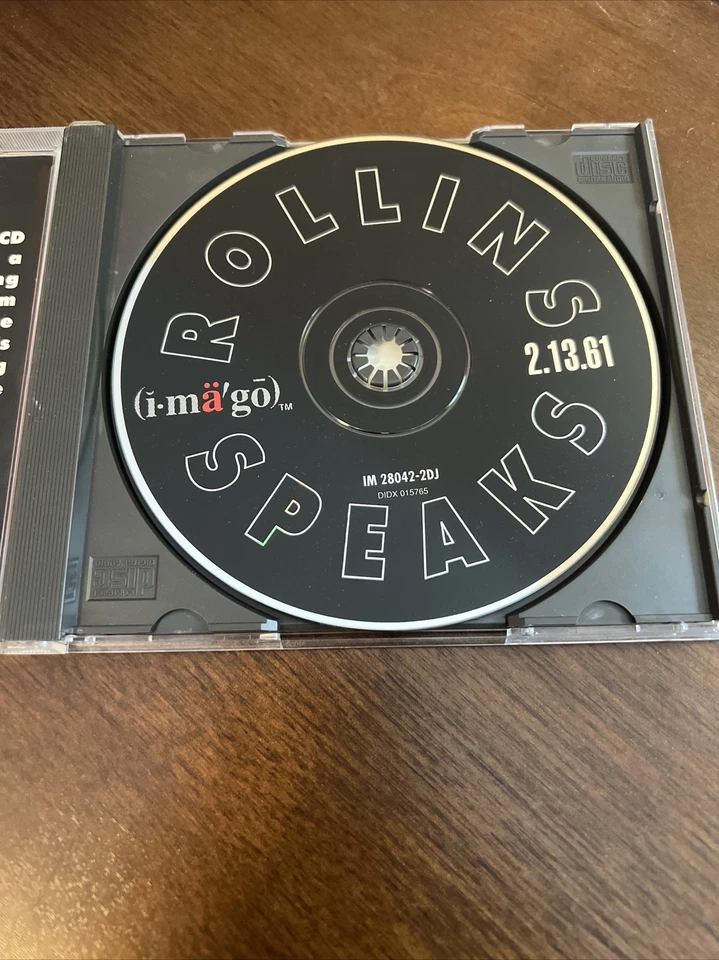 RARE Henry ROLLINS SPEAKS Special Edits CD promo ONLY Boxed Life sampler - Image 3 of 3
