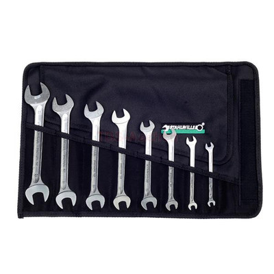 Stahlwille 8pc Metric Double Open Ended Spanner Set 6-22mm 10/8