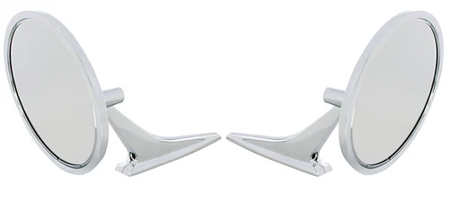 OER Chrome Exterior Mirror Set For 1967 Camaro 1969-74 Nova 1968 Bel Air Impala