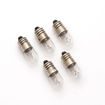PAP AUDIO PARTS 5 x 12 V 1,2 W 100 mA 0,1 A E10 10 x 28 / lampadina / lampadina lampada / lampade scala