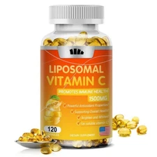 Liposomal Vitamin C 1500mg -30/60/120 Capsules - High Absorption Supplements