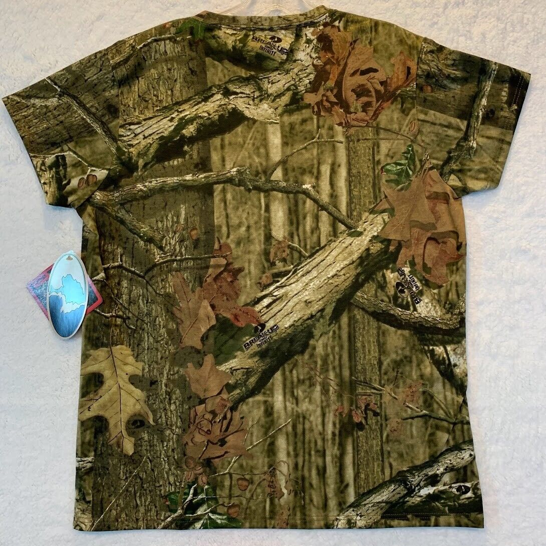 Mossy Oak Breakup Infinity Women's Camo T Shirt Size Large New With Tags