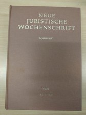Neue Juristische Wochenschrift NJW, 1961 - 20...