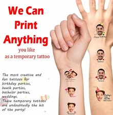 Customize Temporary Fake Tattoo Stickers Arm Body Art Personalized Men Women Kid