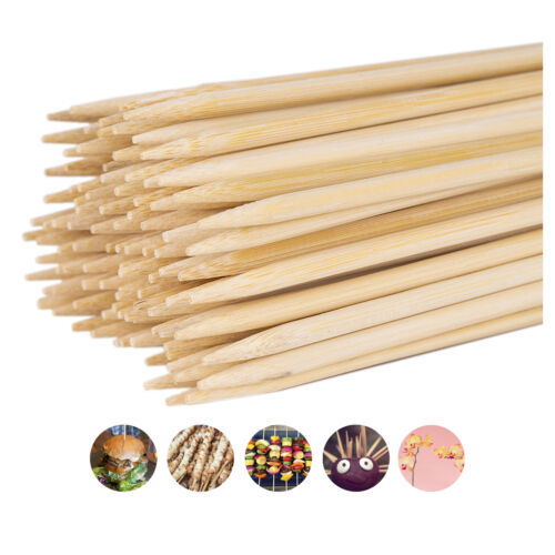 Pinchos de madera 30-70 cm pan de palo cóctel pinchos de madera pinchos de barbacoa pinchos de chasquido - Imagen 1 de 15
