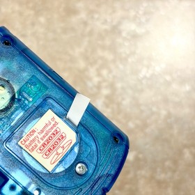 Sega Dreamcast Clear Blue VMU Memory Card HKT-7000 Japan OEM Region Free Tested
