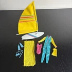 Vintage BARBIE Water Sports Fashion Playset Windsurfing Clothes Swim/Wetsuit