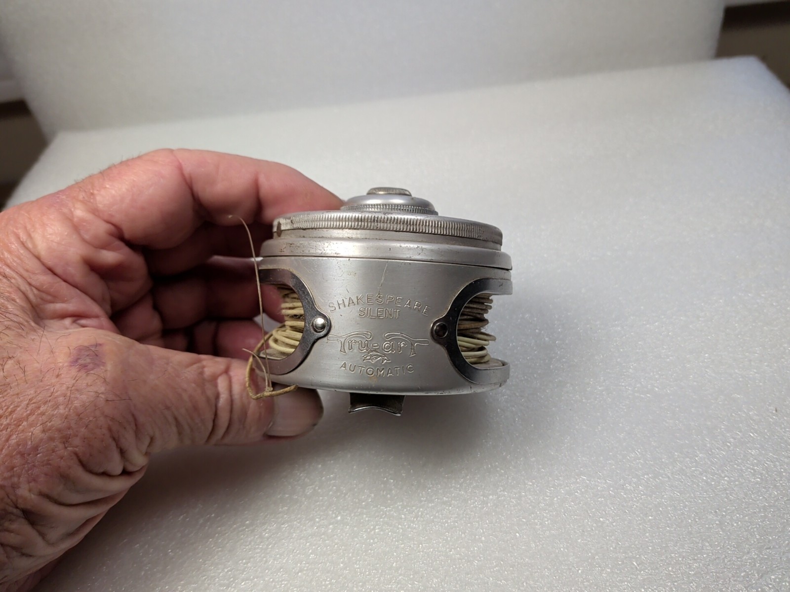 Vintage Shakespeare Silent Tru-Art 1836 Automatic Fly Reel 