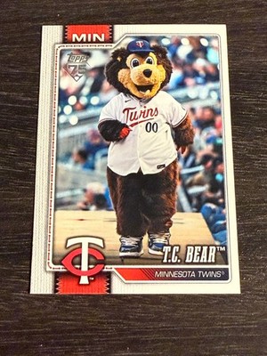 2026 Topps Series 1 Celebrations Mascot Cards T.C. Bear #M-10