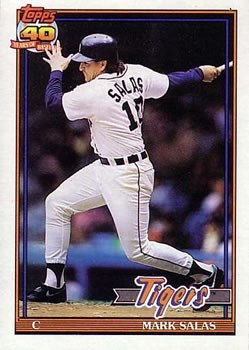 1991 Topps #498 Mark Salas