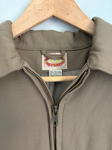 Vintage 80s Banana Republic Mill Valley Wool Field Jacket/Pampas style - Mens L image 7