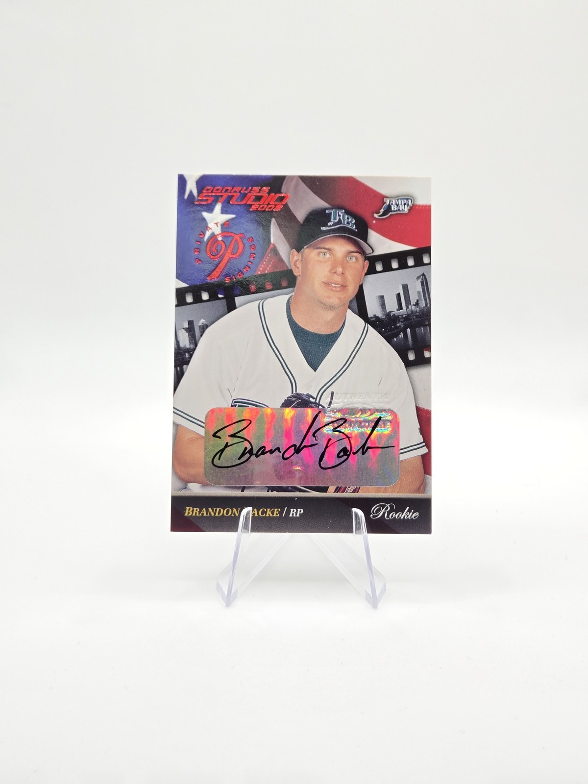 Brandon Backe 2002 Donruss Studio Private Signings Auto SP #/250 #203