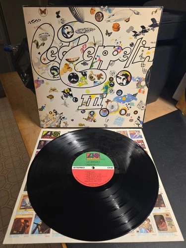 Led Zeppelin III (LP) Atlantic SD 7201 *Presswell Working Wheel*