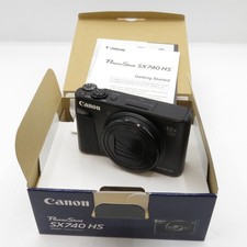 Canon Powershot SX740HS Digital Compact Camera 40x zoom 4K WiFi - Black BNIB