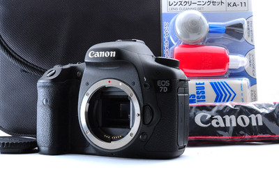 Canon EOS 7D DSLR Camera Body Low Shutter Count 1,987 Tested Working From Japan