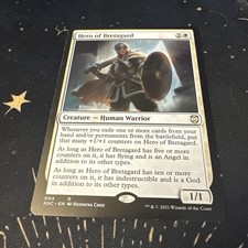 MTG Hero of Bretagard [Kaldheim Commander] Near Mint
