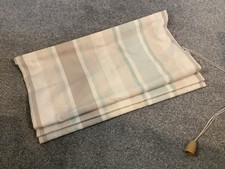 Laura Ashley Duck Egg Stripe Roman Blind  23 X 33”