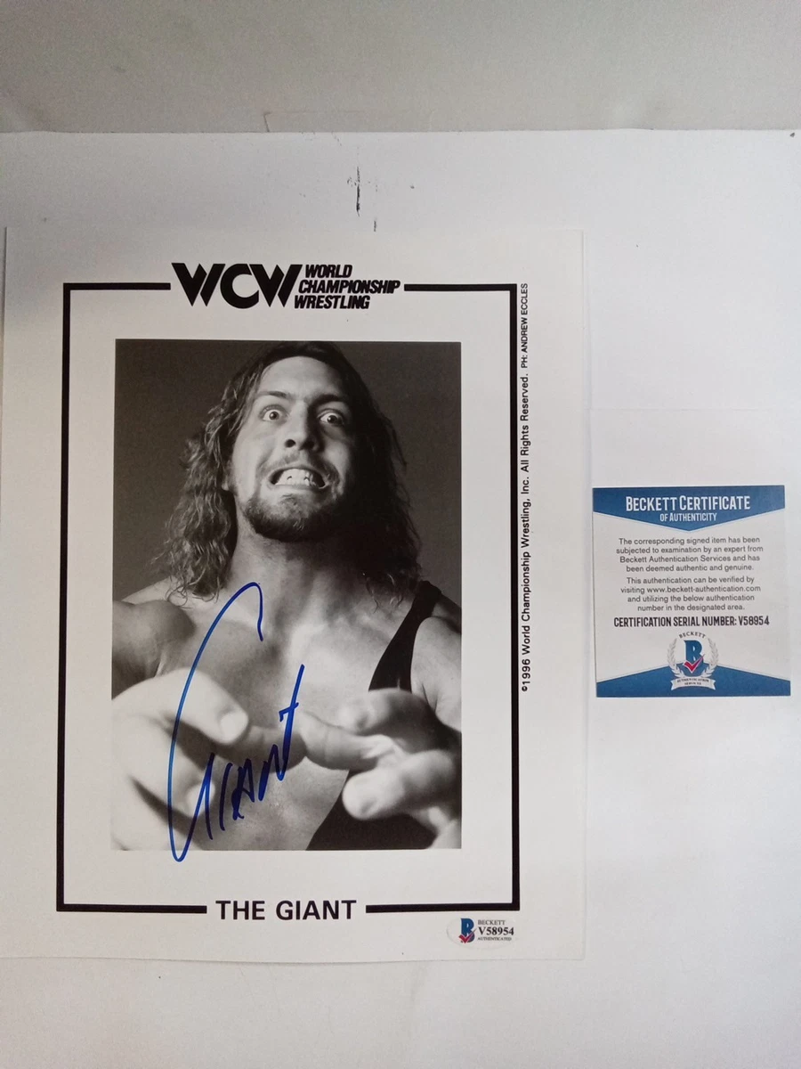 大巨人　ビッグ・ショー　直筆サイン色紙（WWEスーパースター） Big Show Wrestling Original Autographed Photos for sale | eBay