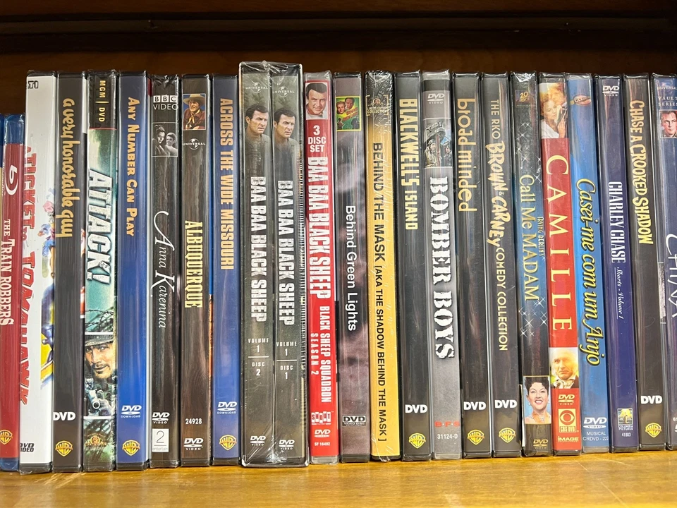 Lot's Brand New Factory Sealed DVD -U PICK- Combine S+H Noir War Western Classic - Image 2 of 4