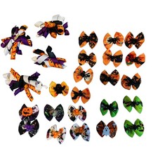 25 pc adorable Halloween bows and hair accessories