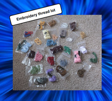     Lot of 28 Cross Stitch Gold Thread GT needlepoint embroidery floss in bags