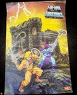Vintage 1990s Leo Mattel India He-Man Masters of the Universe Poster Castle Gray