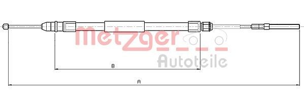 Metzger Seilzug, Feststellbremse 10.4136 FüR BMW-image
