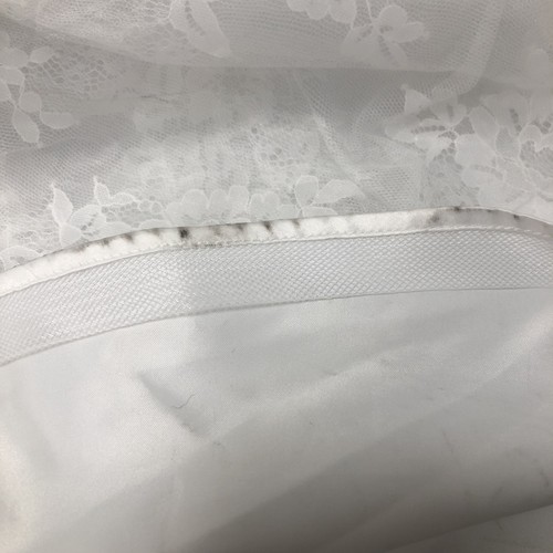 Donna Lee Brides Strapless Sweetheart Lace Tulle Overlay Wedding Dress UK 16 ? - Picture 13 of 22
