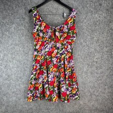 Vintage Steppin Out Dress Womens Medium Multicoloured Floral Australia 14116