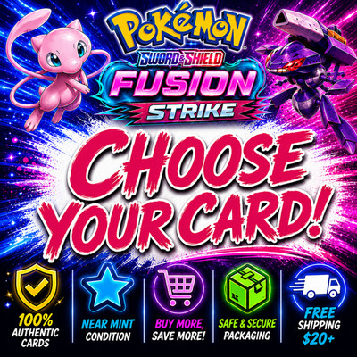 Pokemon - Sword & Shield: Fusion Strike - Near Mint - Choose Your Card!